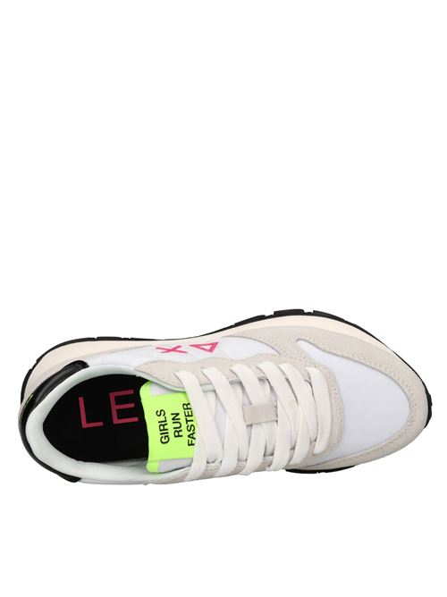 Sneakers modello Z35201 SUN68 in pelle scamosciata e tessuto traspirante SUN68 | Z35201BIANCO-FUCSIA FLUO